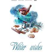 Декупажная бумага "Winter wishes 1"