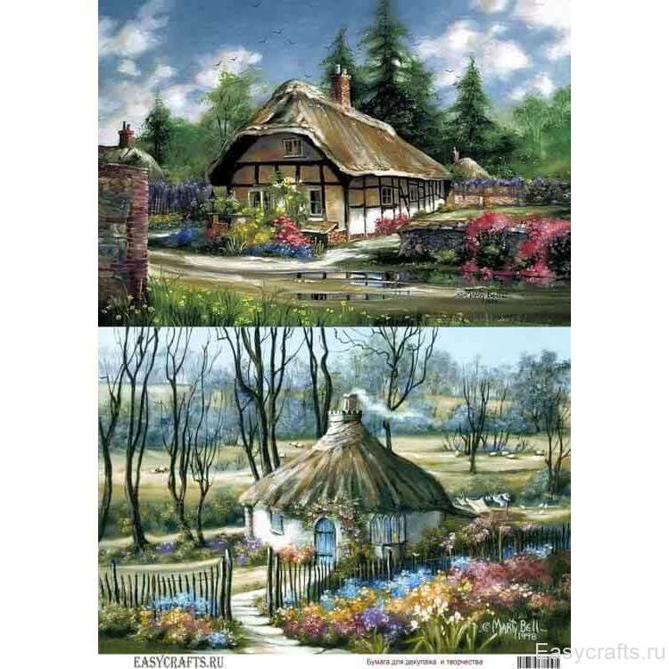 Картина по номерам бумажный дом