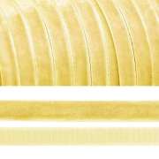 Лента бархатная 10 мм "Желтая" (фасовка 3 метра)