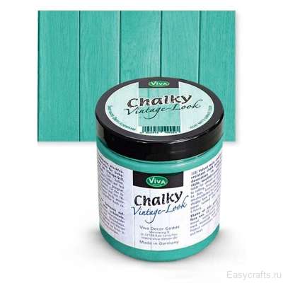 Краска меловая Viva Decor Chalky Vintage Look 90 мл "Петрол" 