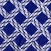 Cалфетка для декупажа "Белые веревки на синем" 33х33 см