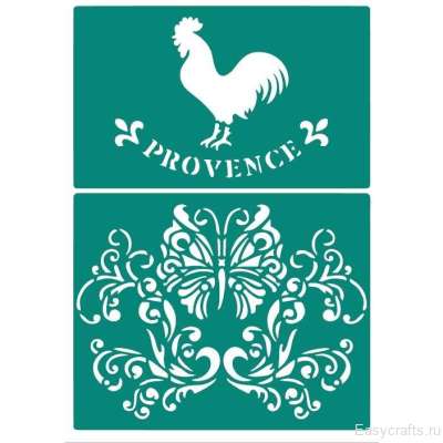Трафарет клеевой многоразовый "Provence"