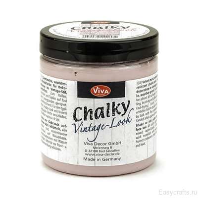 Краска меловая Viva Decor Chalky Vintage Look 250 мл "Античный розовый"