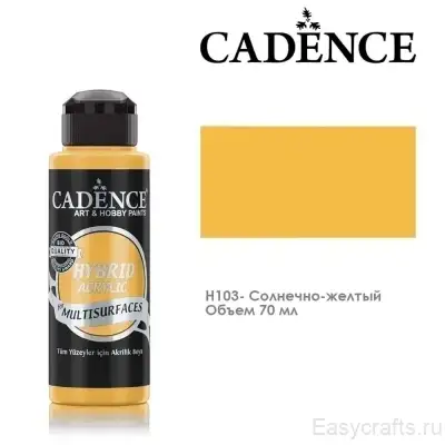 Акриловая суперустойчивая краска Cadence Hybrid, 70 мл, цв.H-103