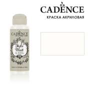 Краска акриловая матовая с бархатистым эффектом Cadence "Style Matt" 120мл, цвет 9001