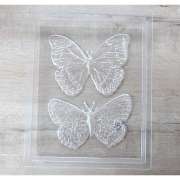 Форма пластиковая 28х22 см "Две бабочки арт.0084"