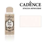Краска акриловая матовая с бархатистым эффектом Cadence "Style Matt" 120мл, цвет 9017
