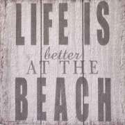 Салфетка для декупажа "Жизнь лучше на пляже 3" 33х33 см