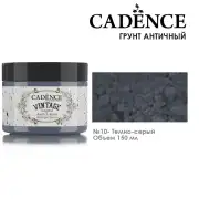 Грунт структурный Cadence Vintage Legend  150 мл "Темно-серый" цв. 10