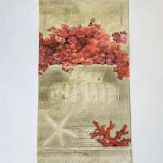 Салфетка для декупажа "Вазон с цветами и деревья" 40х33 см