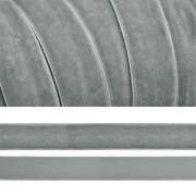 Лента бархатная 20 мм "Серый" (фасовка 3 метра)