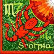 Салфетка для декупажа  "Знаки зодиака - Скорпион" 25х25 см