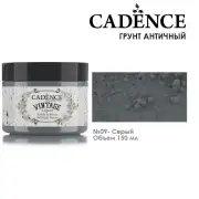 Грунт структурный Cadence Vintage Legend  150 мл "Серый" цв. 09