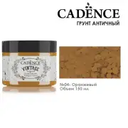 Грунт структурный Cadence Vintage Legend  150 мл "Оранжевый" цв. 04