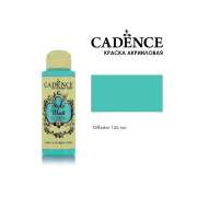 Краска акриловая матовая с бархатистым эффектом Cadence "Style Matt" 120мл, цвет 9037