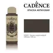 Краска акриловая матовая с бархатистым эффектом Cadence "Style Matt" 120мл, цвет 9039