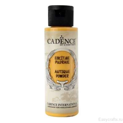 Патина пудровое покрытие Cadence Antique Powder 70 мл. "Желтый оксид" цв.704