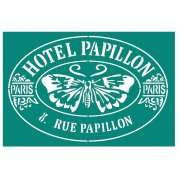 Трафарет клеевой многоразовый "Hotel Papillon"