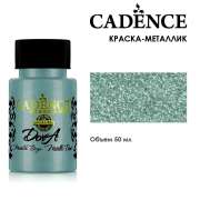 Краска акриловая Cadence "Dora Metallic Paint" 50мл №163, жаде