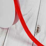 Лента бархатная 10 мм "Яркий красный" (фасовка 3 метра)
