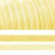 Лента бархатная 10 мм "Нежный желтый" (фасовка 3 метра)