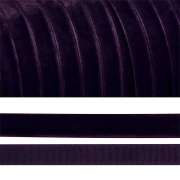 Лента бархатная 10 мм "Темный фиолетовый" (фасовка 3 метра)