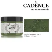 Грунт структурный Cadence Vintage Legend  150 мл "Зеленый лист" цв. 07