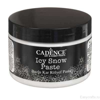 Паста текстурная иммитация снега Icy Snow Cadence 150 мл